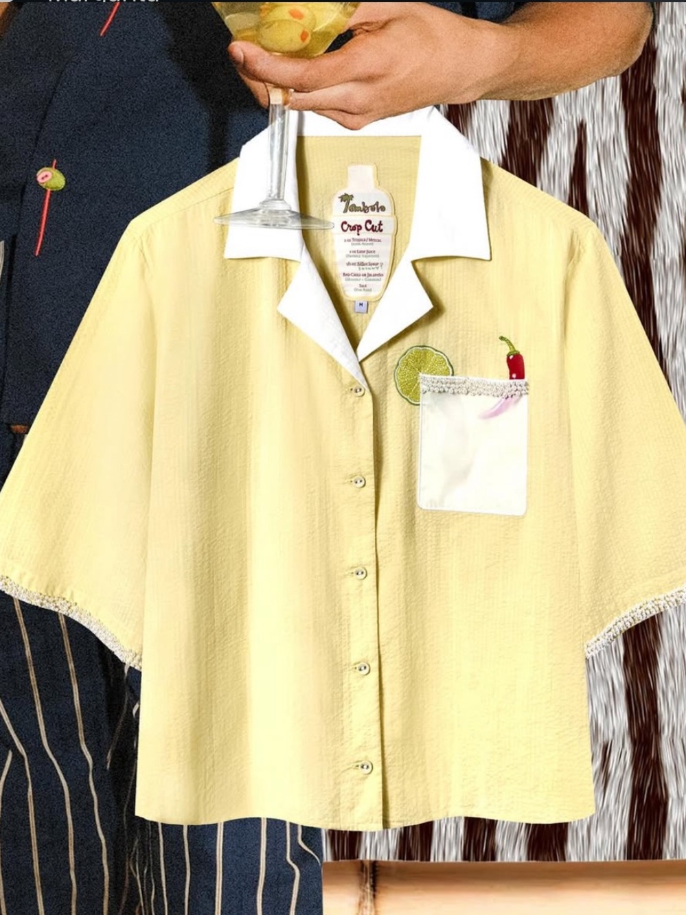 Tombolo Company NWT ‘Spicy’ Collar Button-Up Shirt